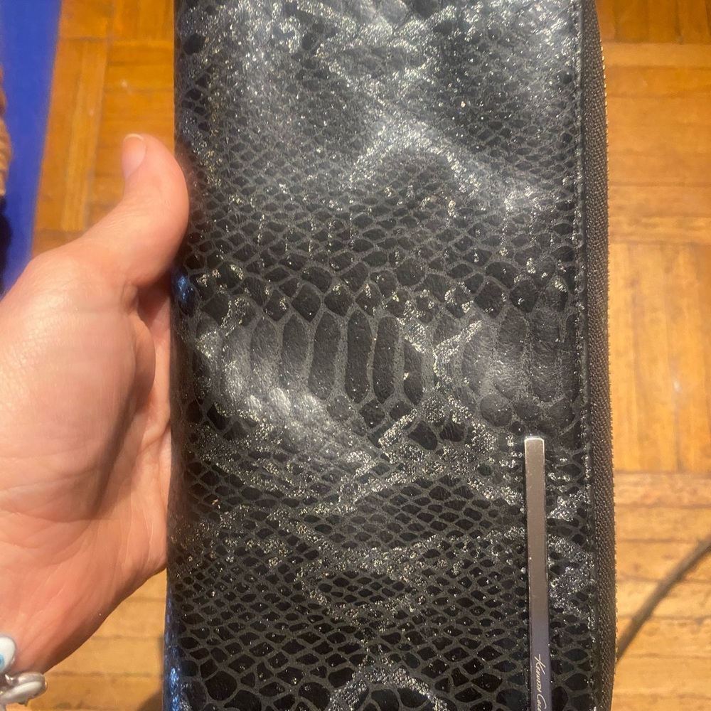Keneth Cole leather Black Snake Print Wallet